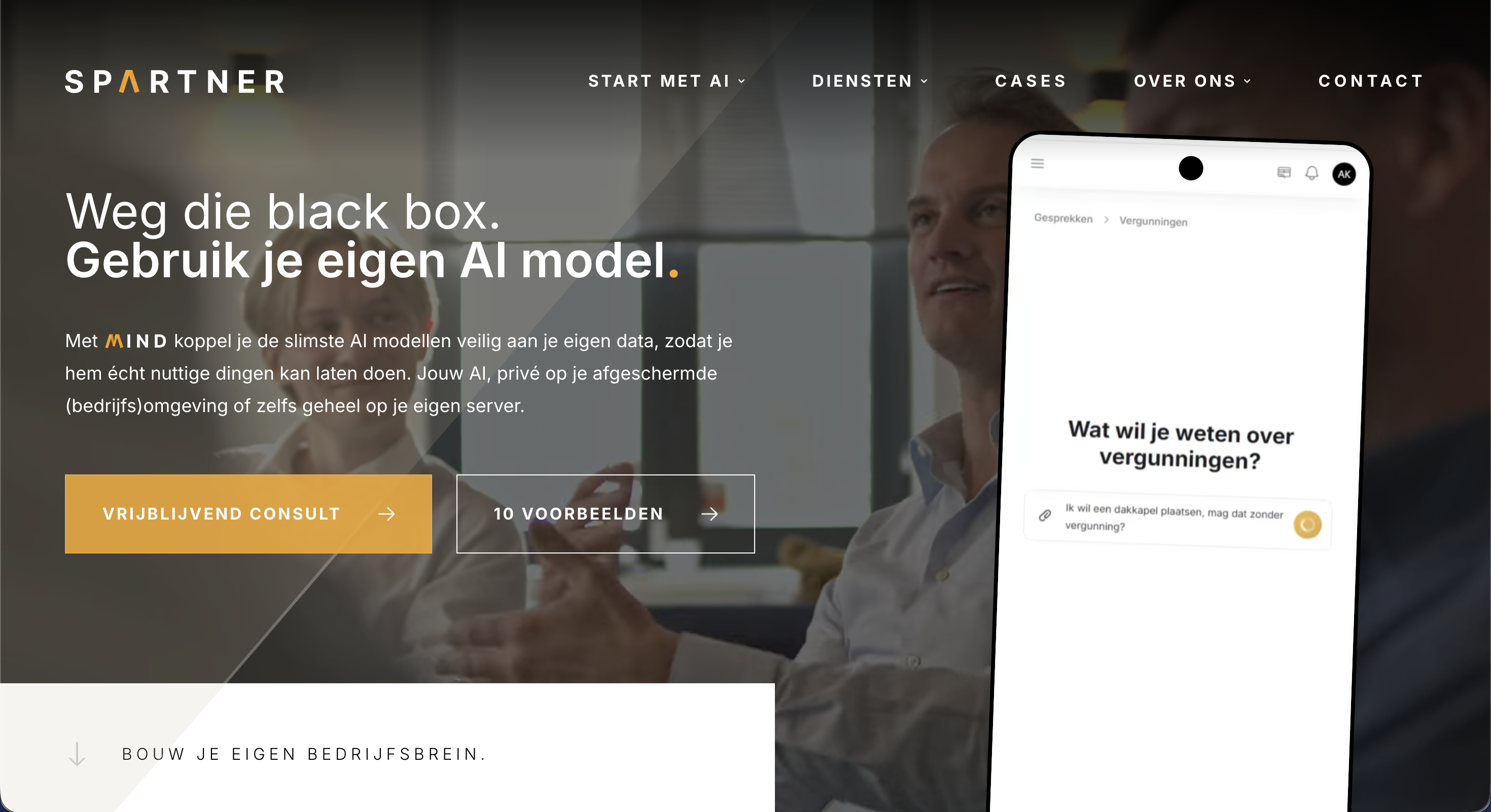 Screenshot von Spartner
